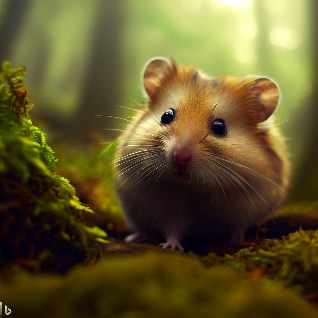 Hamster en bosque